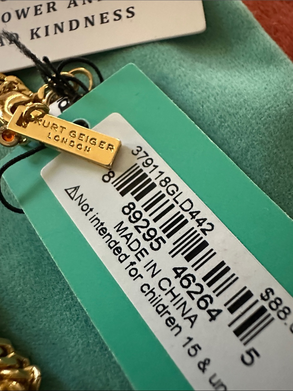 Kurt Geiger Evil Eye Necklace NWT - Picture 3 of 3